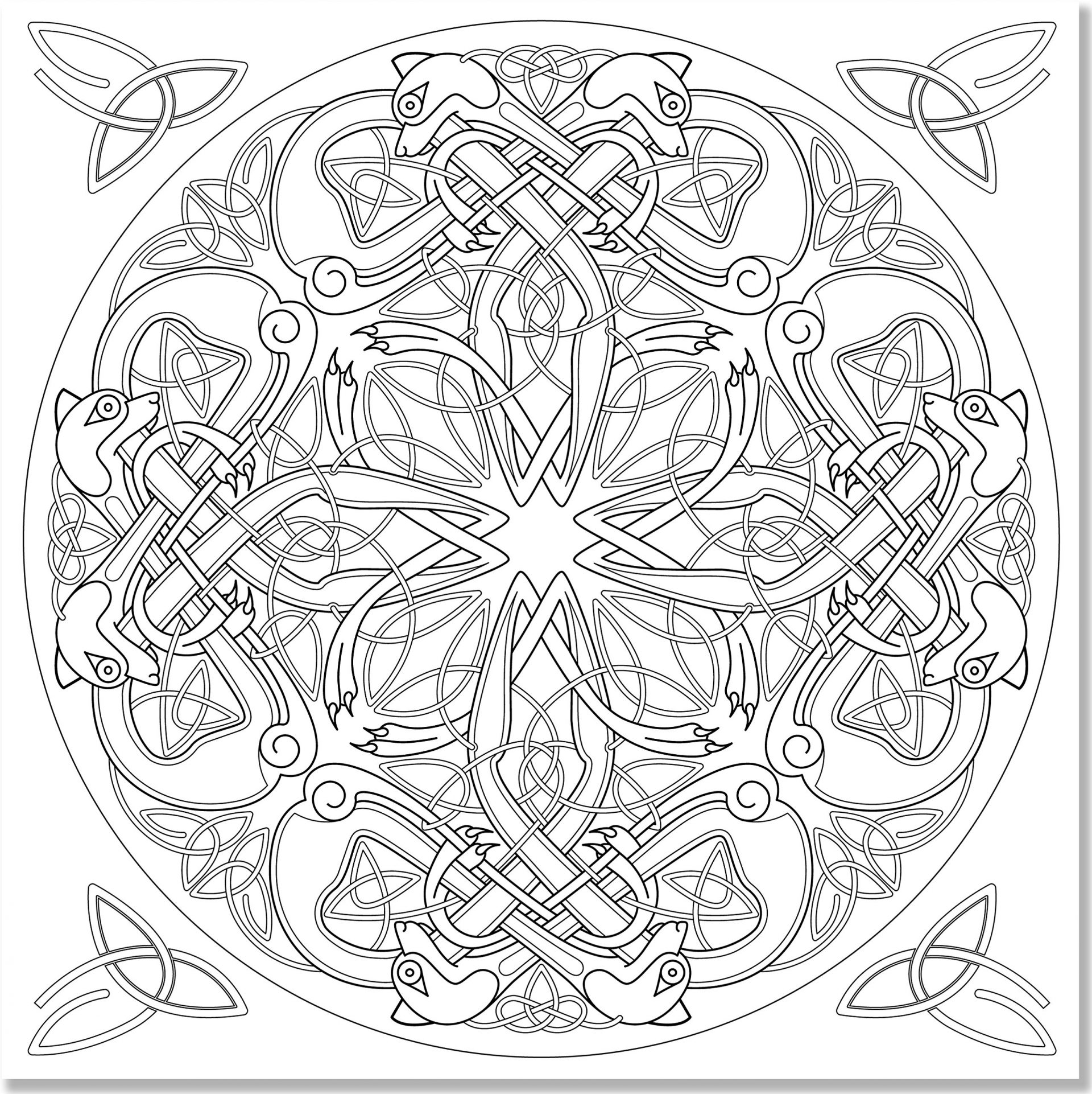 1920x1922 Celtic Coloringges For Adults Enormous Free Design Designs