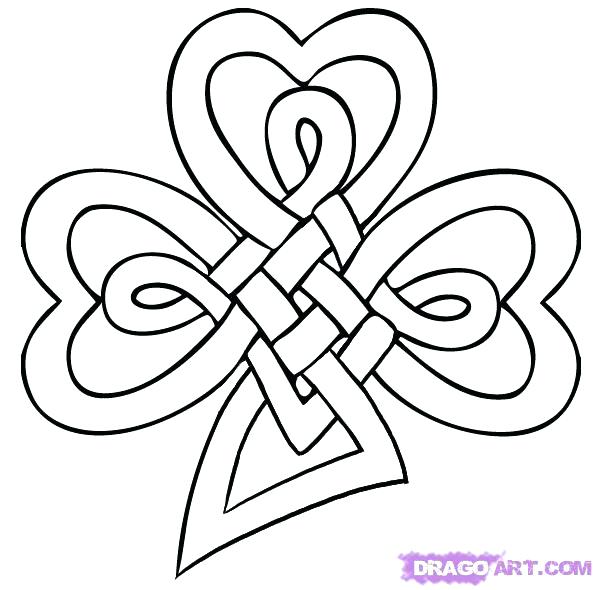 597x590 Celtic Knot Coloring Pages Colouring In Pretty Celtic Knot
