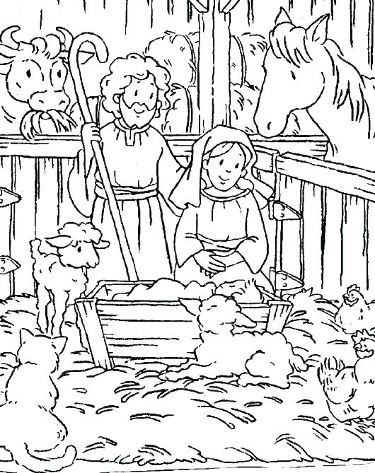 530x669 Religious Christmas Coloring Pages Free Christian Coloring Pages