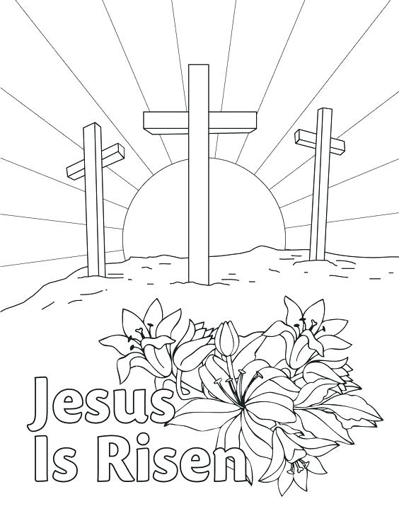 564x729 Preschool Easter Coloring Pages Christian