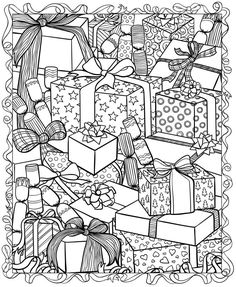 236x287 Free Printable Christmas Cards To Color In Mr Printables