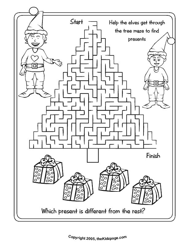 628x796 Free Printable Christmas Activity Sheets
