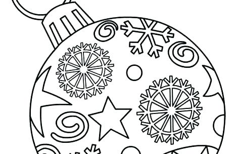 469x304 Christmas Ornaments Color Pages Ornaments Coloring Pages Top Free