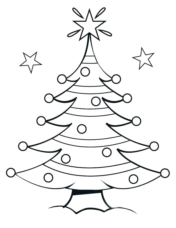 736x951 Christmas Tree Coloring Pages Printable Tree Coloring Pages Tree