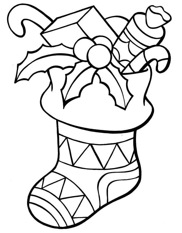 625x800 Christmas Coloring Pages Stockings Stunning Christmas Stocking
