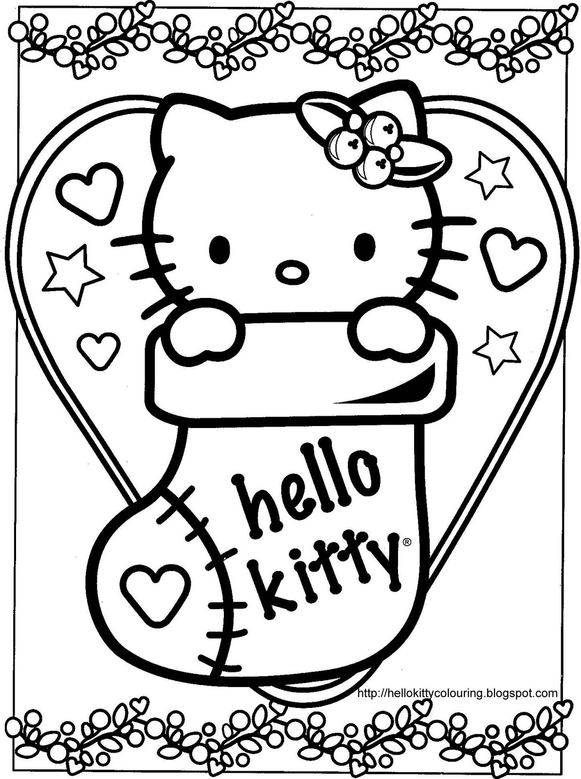 1194x1600 Christmas Stocking Coloring Pages