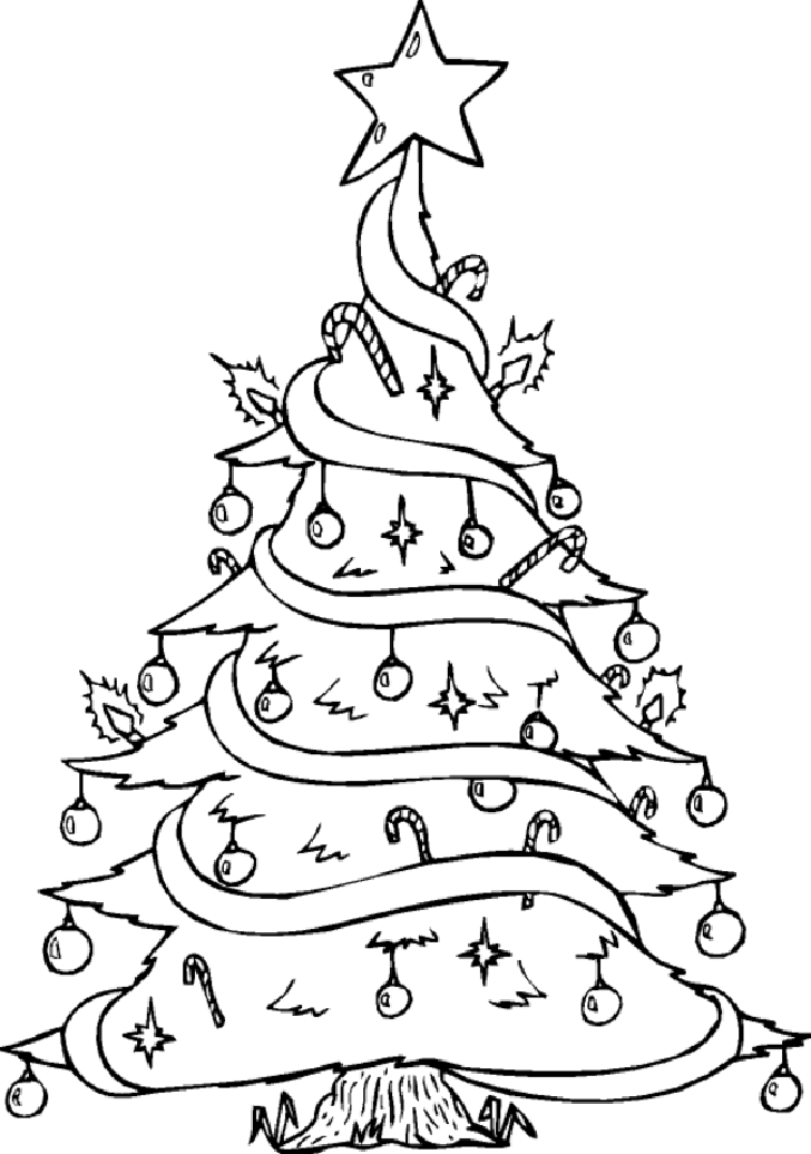 728x1036 Free Christmas Tree Coloring Pages 243 Free Printable Coloring