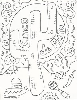 250x323 Cinco De Mayo Coloring Page. Free Download Color Sheets