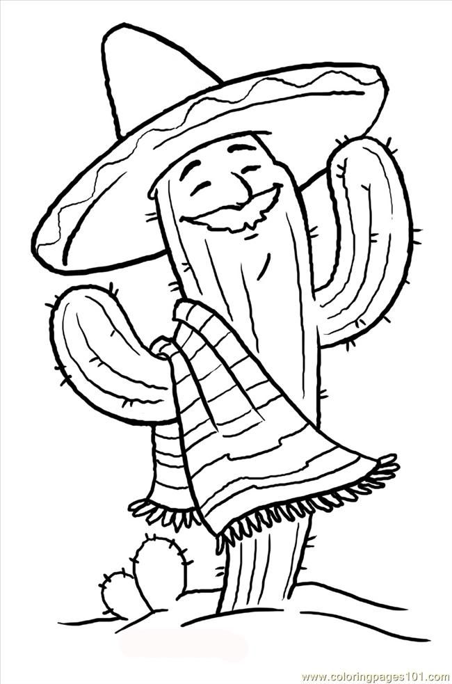 650x983 Fiesta Coloring Sheets Coloring Fiesta Mexican Page Free