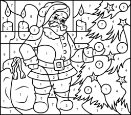 256x226 Christmas Coloring Pages