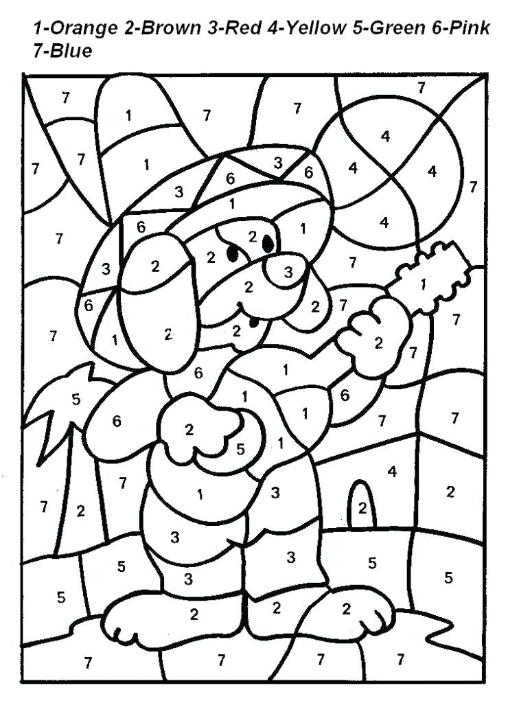 756x1024 Free Color By Number Coloring Pages Free Printable Color By Number