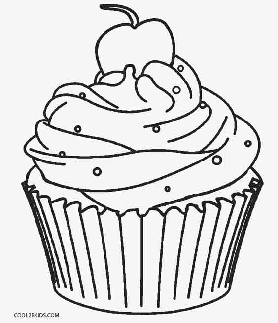 564x654 Free Printable Cupcake Coloring Pages For Kids Cool2bkids