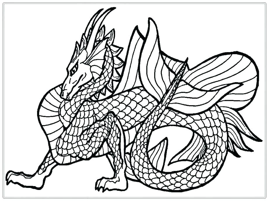 921x690 Free Printable Coloring Pages For Adults Advanced Dragons Dragon