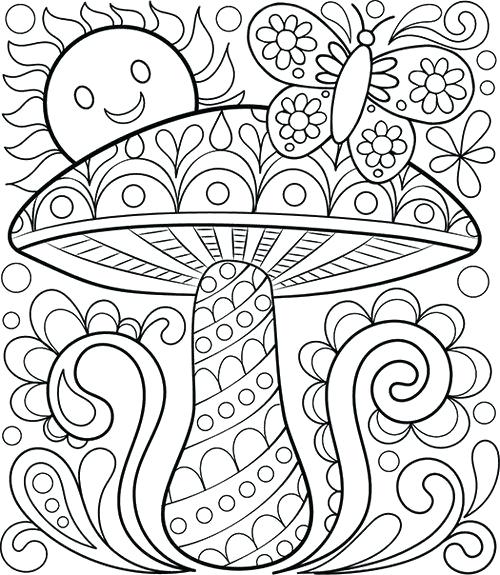 500x575 Free Printable Coloring Pages For Adults Free Downloadable