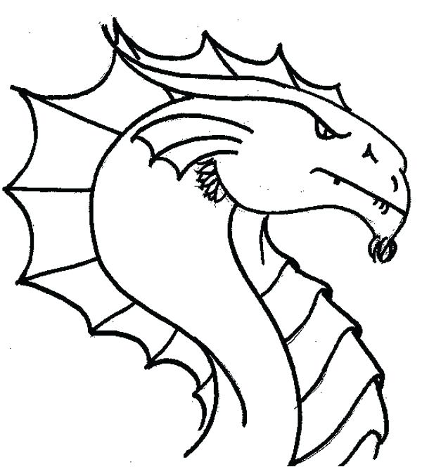 600x664 Printable Dragon Coloring Pages Free Dragon Coloring Pages