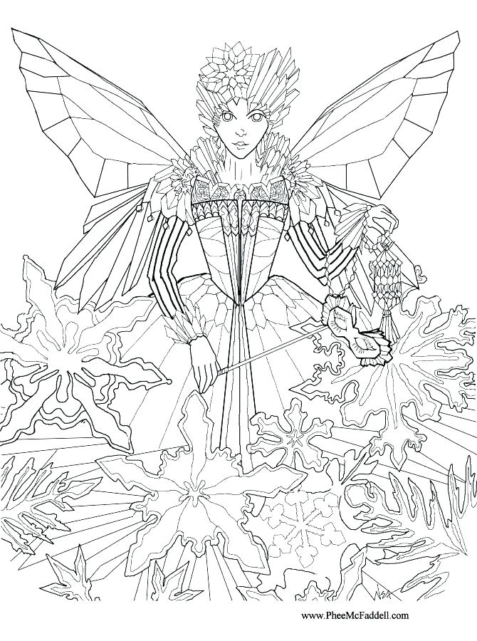670x900 Free Gothic Fairy Coloring Pages Printable Fairy Coloring Pages