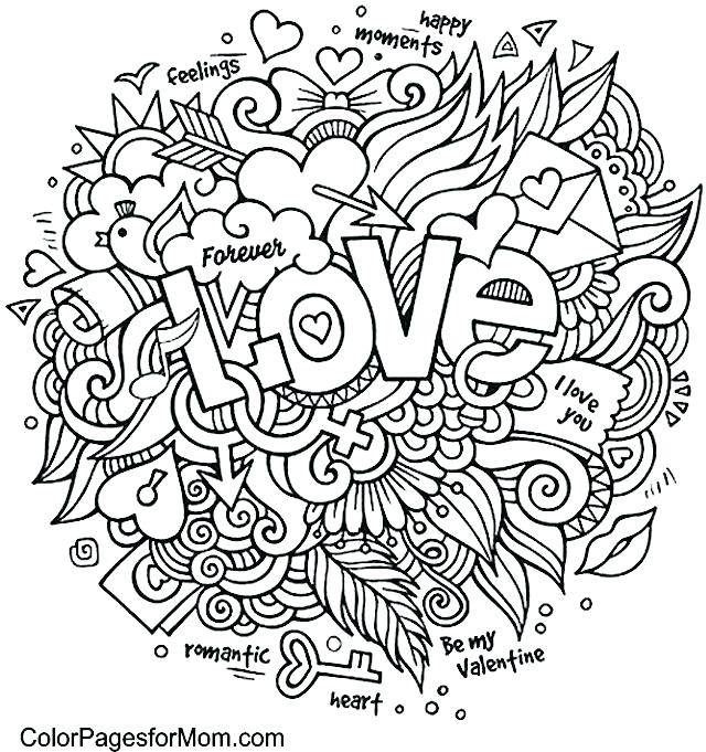 640x681 Advanced Flower Coloring Pages Printable Coloring Pages For Adults