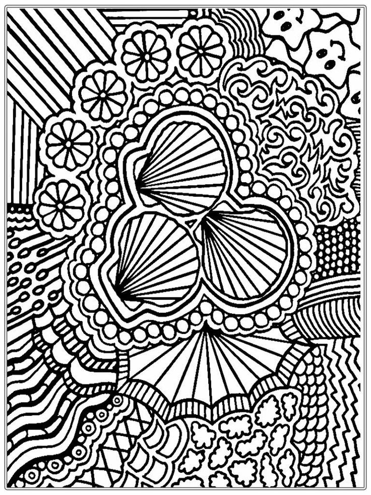 Free Printable Coloring Pages For Adults Geometric