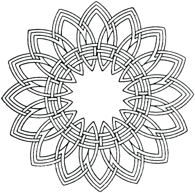 630x625 Extraordinary Geometry Coloring Pages Unique Free Geometric