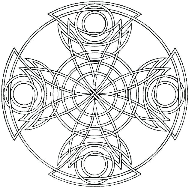 630x627 Geometric Coloring Pages For Adults