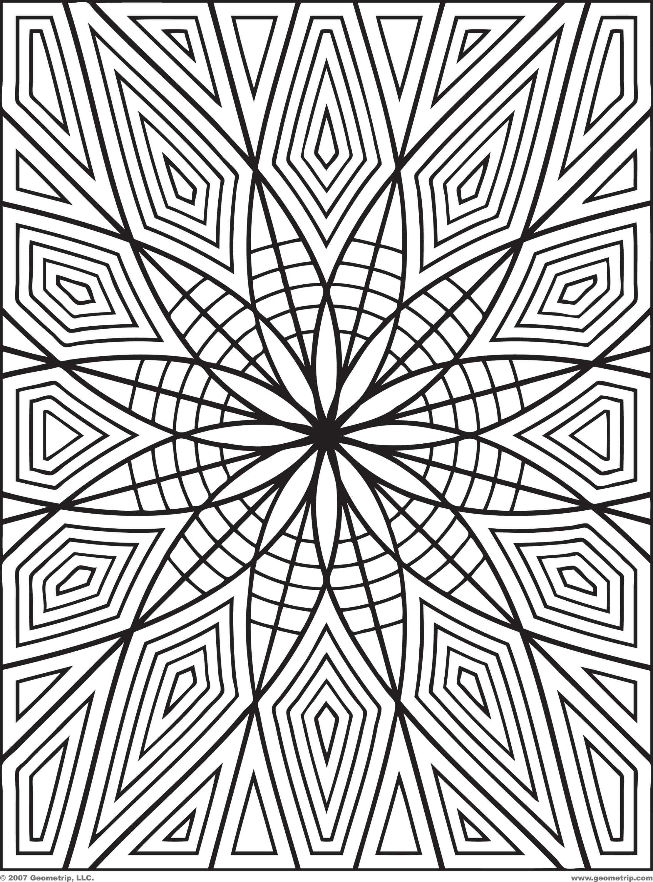 2222x3000 Coloring Pages Adults Geometric @ Amazing Free Printable Coloring
