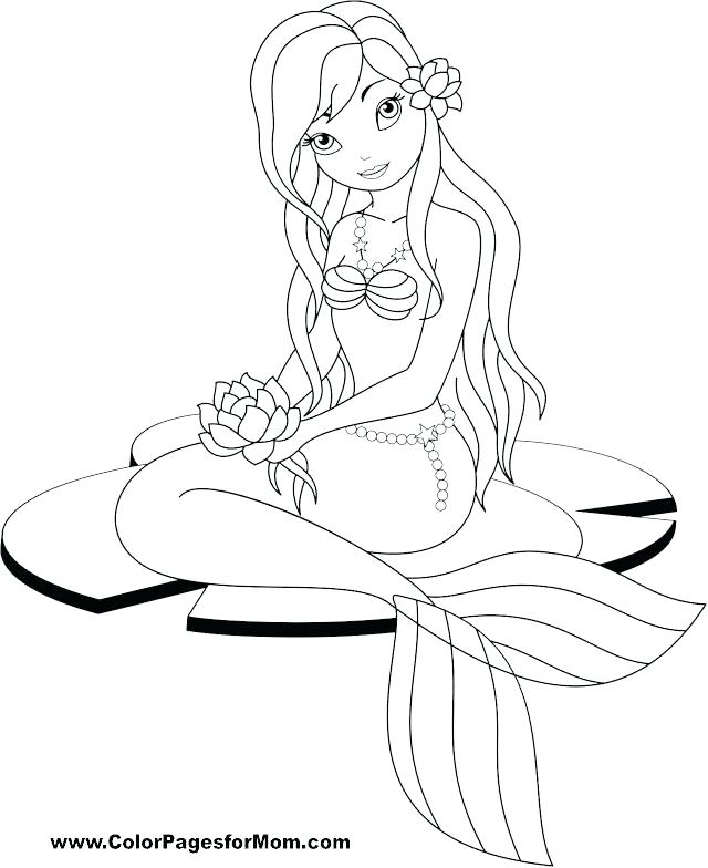 Free Printable Coloring Pages For Adults Mermaids