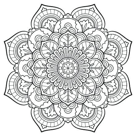 440x440 Color Pages For Adults Mermaid Coloring Pages Adult Mermaid