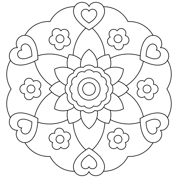 736x736 Free Printable Mandalas For Kids