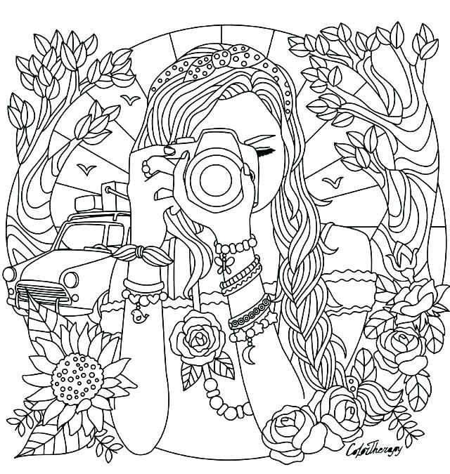 640x675 Coloring Pages For Girl Scouts Girl Scout Birthday Coloring Pages