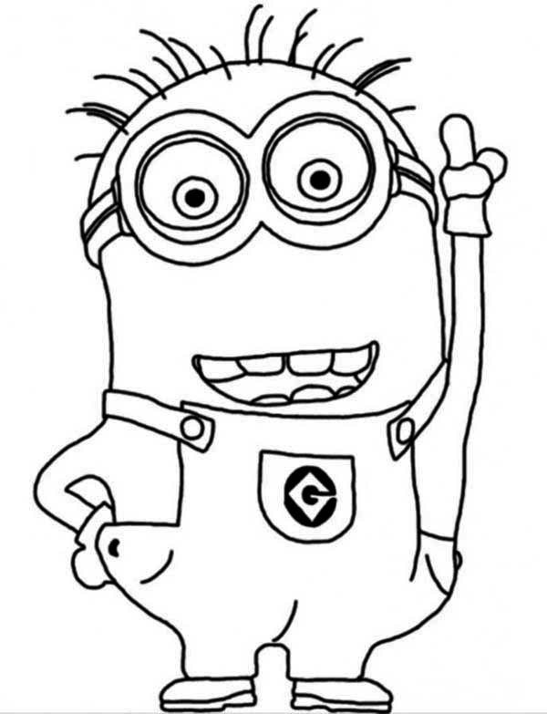 600x783 Minion Coloring Pages Free Printable Colouring Book 30465