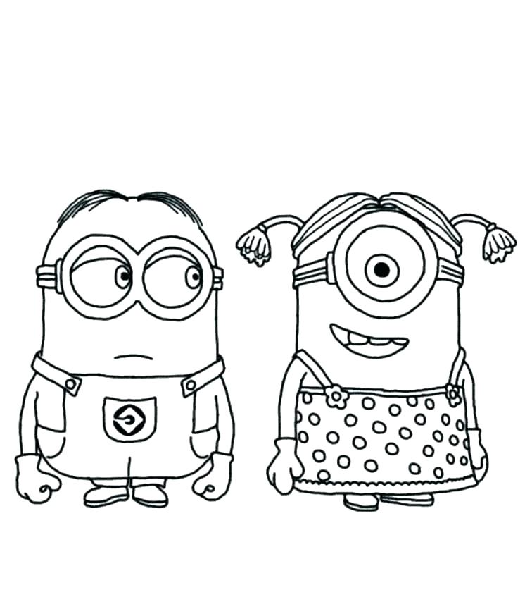 756x864 Minion Coloring Page Minion Coloring Pages Free Minion Coloring