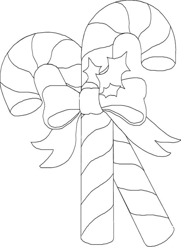 600x818 Candy Canes For You To Color Coloring Page Free Printable Candy