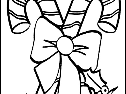 440x330 26 Christmas Candy Cane Coloring Pages, Coloring Pages Christmas