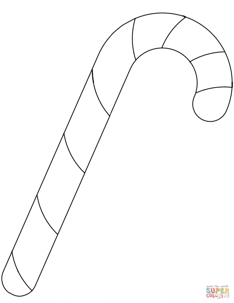 768x994 Unique Ideas Candy Cane Coloring Page Candy Cane Coloring Page