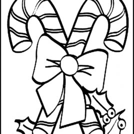 268x268 Candy Cane Coloring Page Jesus Archives