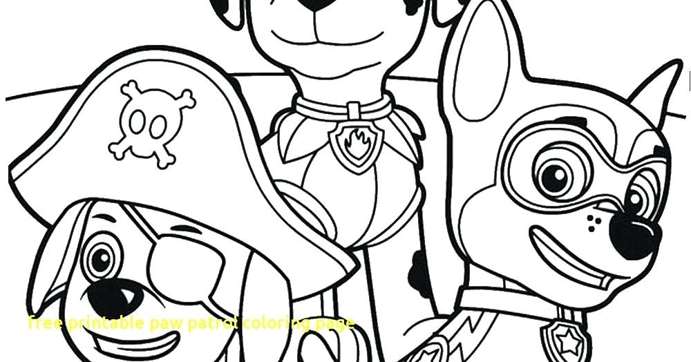 1000x524 Nick Jr Printable Coloring Pages Free Paw Patrol Page With Color