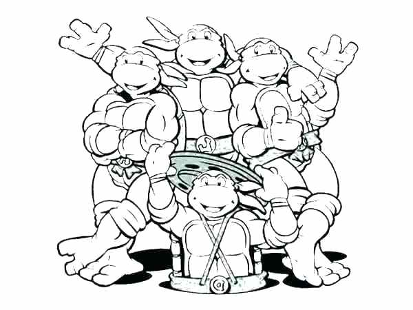 600x450 Teenage Mutant Ninja Turtles Coloring Pages Teenage Mutant Ninja