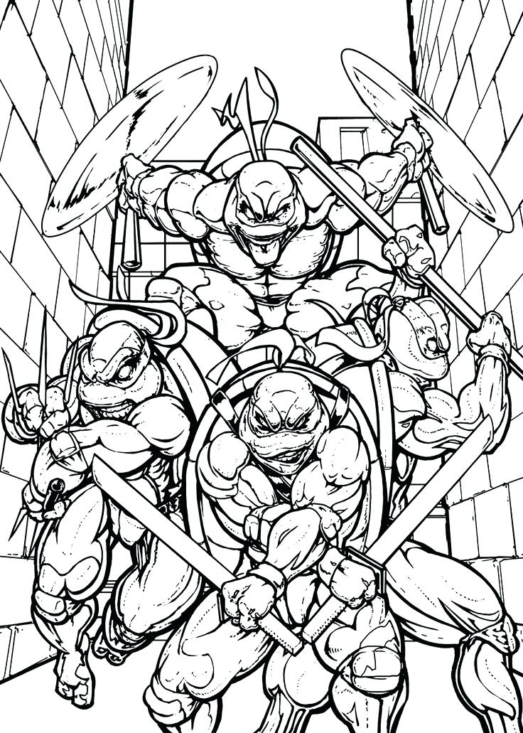 736x1031 Trendy Design Ideas Free Printable Coloring Pages Teenage Mutant