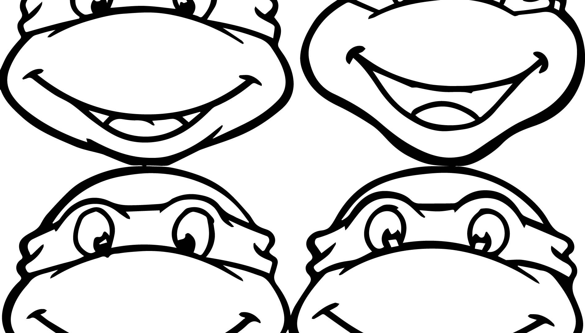 1897x1080 Coloring Pages Teenage Mutant Ninja Turtles Many Interesting