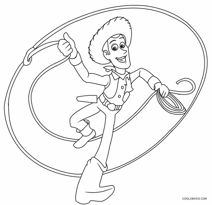 829x800 Printable Cowboy Coloring Pages For Kids Cool2bkids