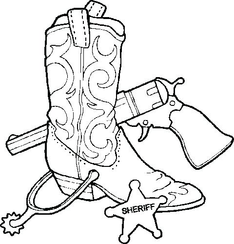 480x500 Cowboy Boots Coloring Pages Cowboy Coloring Book Plus Western