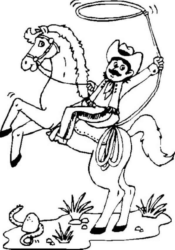 596x850 Cowboy Coloring Pages 360coloringpages