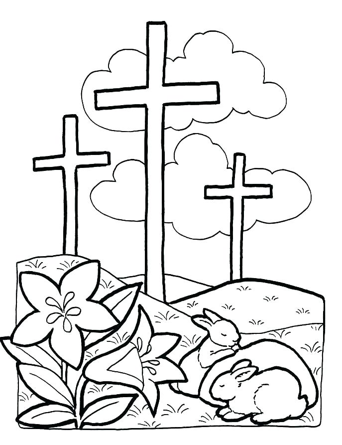 687x893 Free Printable Cross Coloring Pages Free Religious Coloring Pages