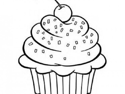 440x330 41 Cupcake Coloring Pages Free, Icolor Quotcupcakesquot