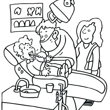 350x350 Dental Teeth Coloring Pages Dentist Coloring Page Dental Pages
