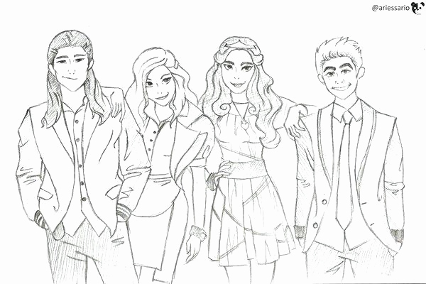 Free Printable Descendants Coloring Pages