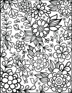 236x304 Amazingly Exquisite Free Printable Coloring Pages Of Flowers