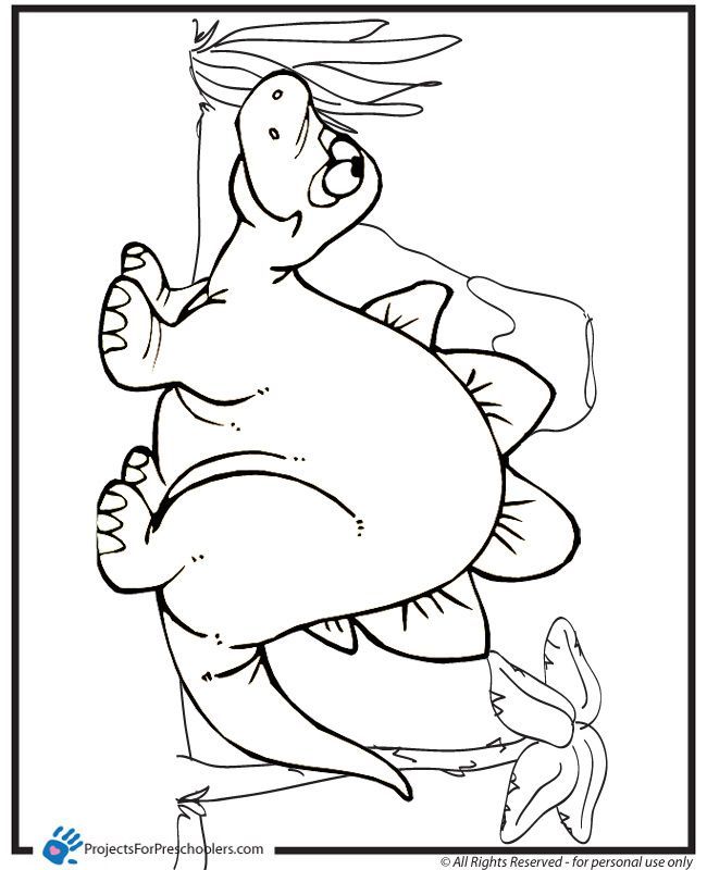 650x800 Kleurplaat Dino Feladatlapok