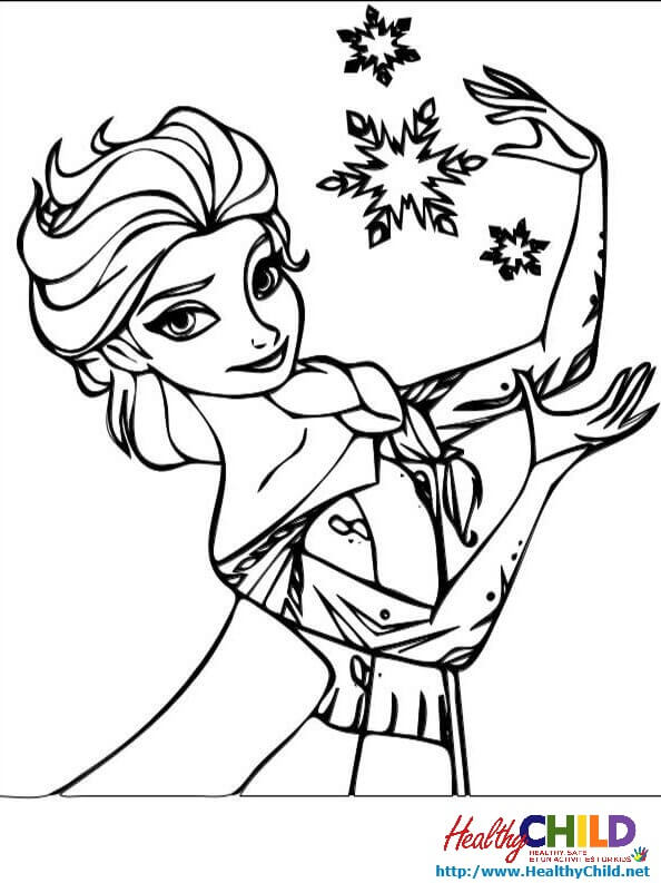 594x793 Search Results For Elsa Coloring Pages From Frozen, Elsa Frozen