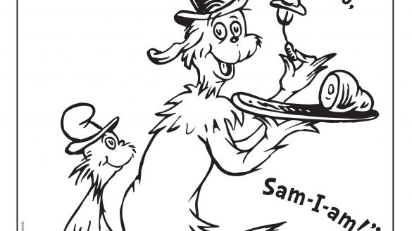 585x329 Impressive Free Printable Dr Seuss Coloring Pages Page